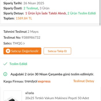 Yanlış Ürün Gönderimi İle Mağduriyet Yaşadım