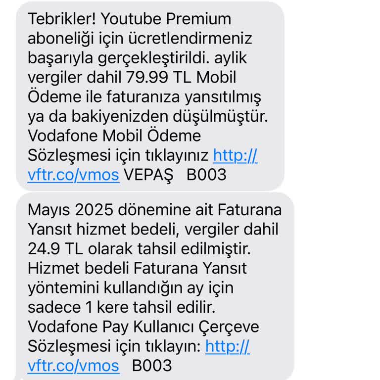 Aktif Olmayan YouTube Premium İçin Param Boşa Gitti