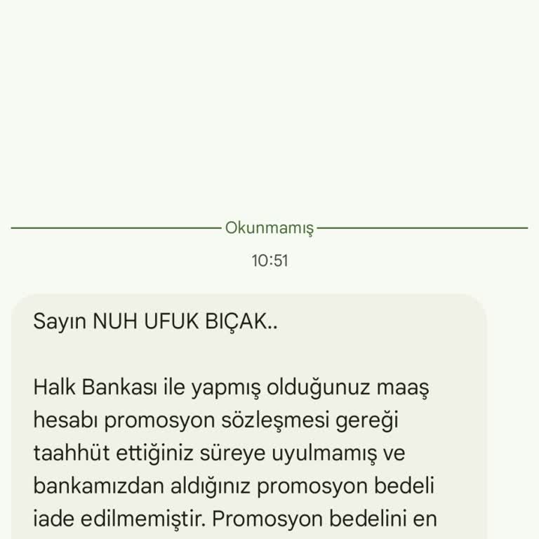Promosyon Geri Ödemesi İçin Bilgilendirme Yapılmadan Avukatla İletişime Geçildi