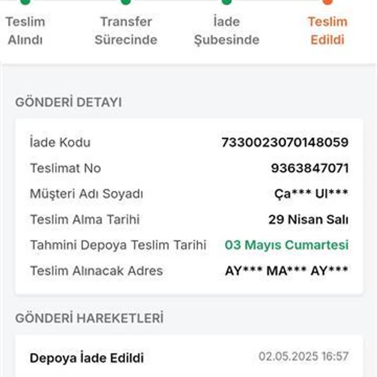 İade Edilen Ürünümün Parasını Alamıyorum, Video Paylaşılmıyor