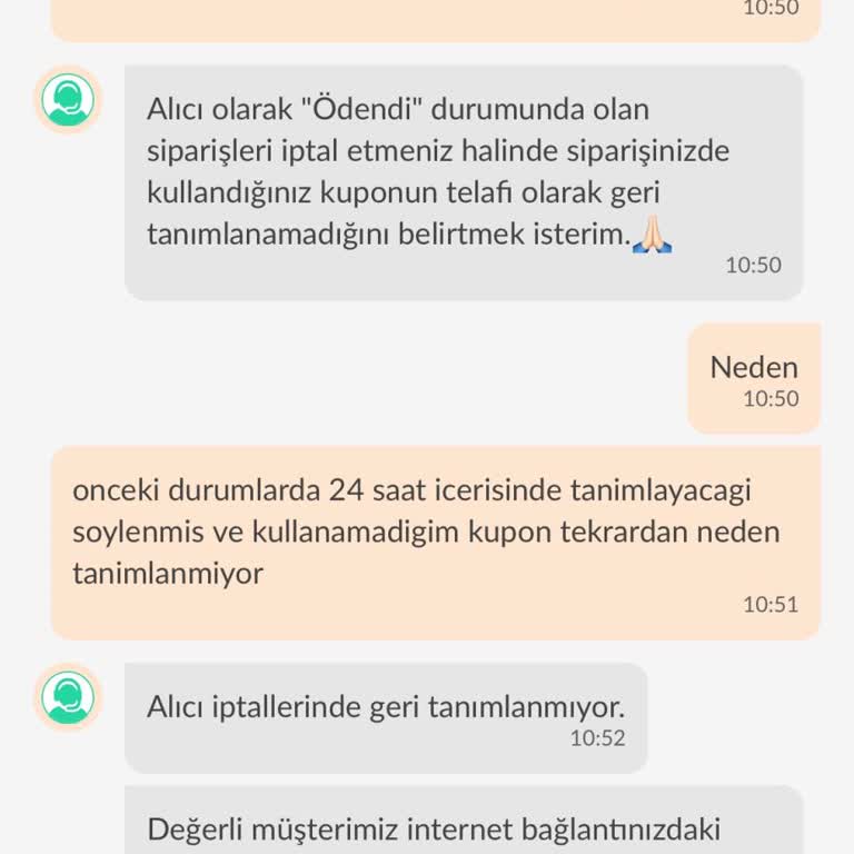 Kupon Kullanımı Ve İade Sürecinde Yaşanan Mağduriyet