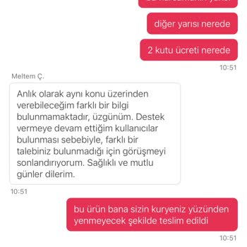 Yemeksepeti Siparişimde Eksik İade Ve İlgisizlik Yaşadım