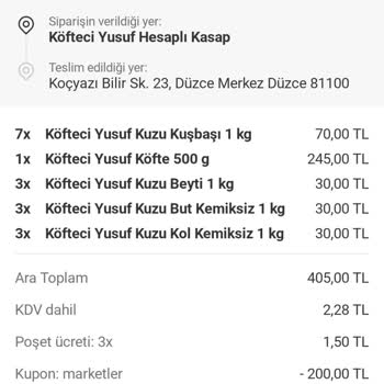 Siparişin 1 Saat Bekletilip Teknik Nedenle İptal Edilmesi