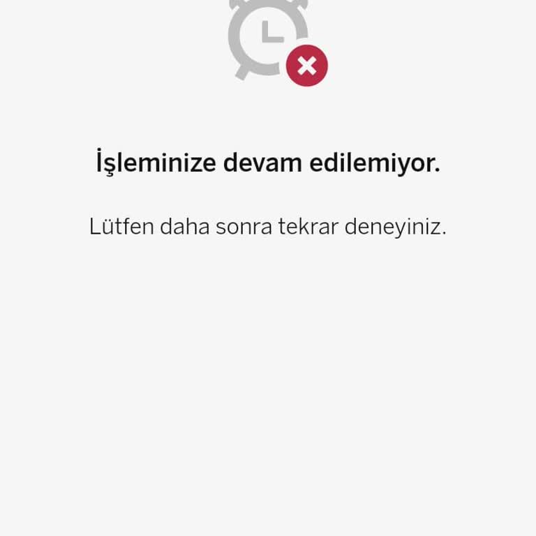 Garanti Mobil Uygulamasına Giriş Yapılamıyor Sürekli Hata Veriyor