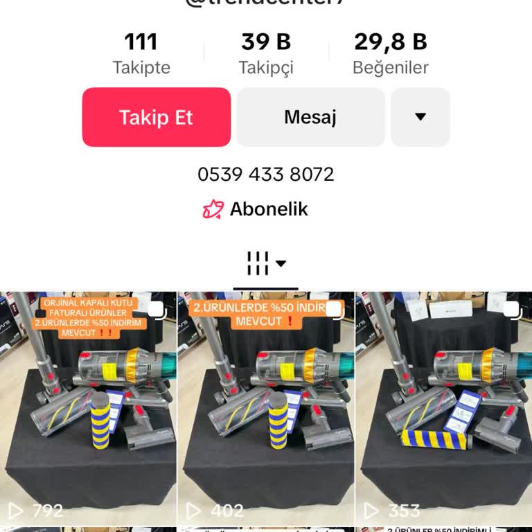 Trendcenter7 TikTok Üzerinden Dyson Satışıyla İlgili Yaşadığım Sorun!