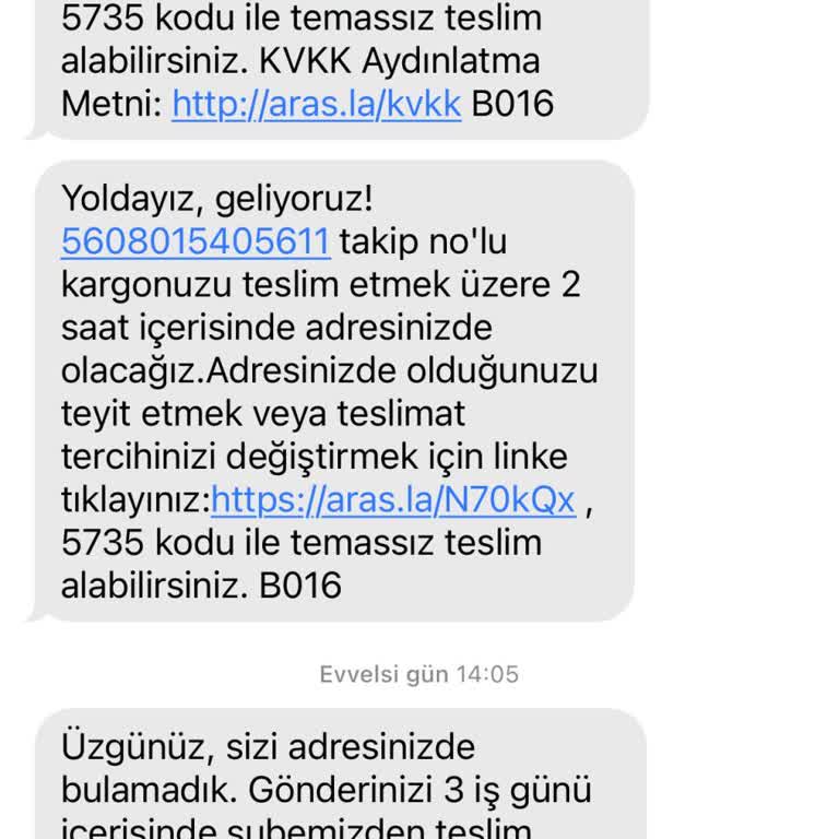 Evde Olmamıza Rağmen Teslim Edilmeyen Kargo Ve Şubeye Yönlendirme Sorunu