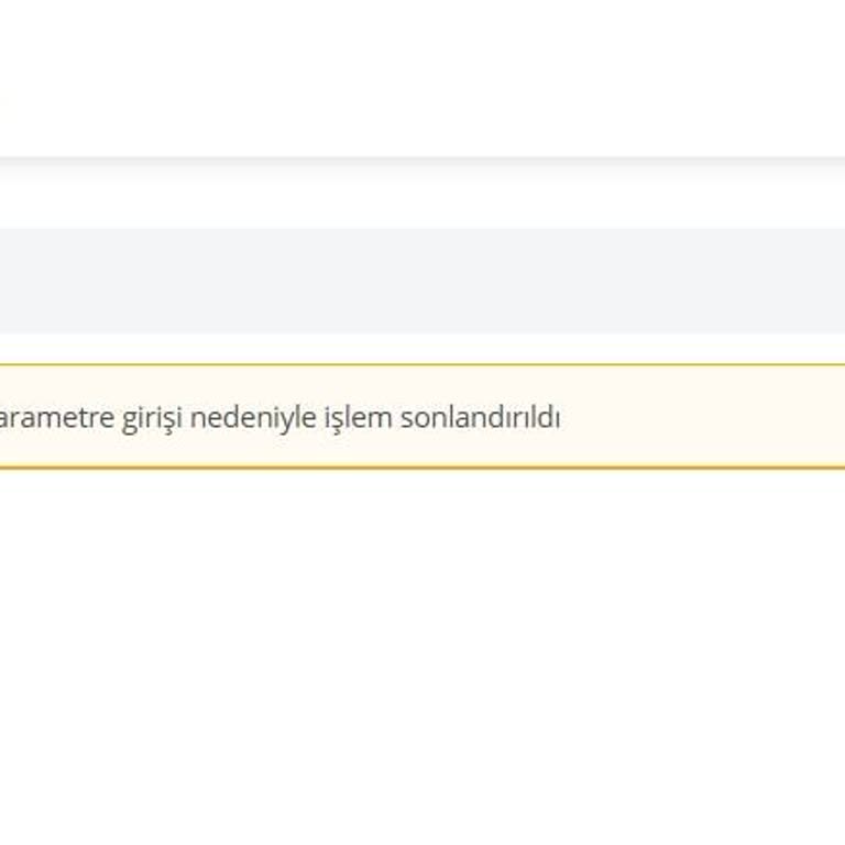 Tüvtürk Randevu Sisteminde Hatalı Parametre Girişi Sorunu