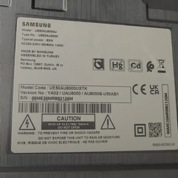 Samsung Televizyonumda Kronik Ekran Kararması Mağduriyeti Yaşıyorum