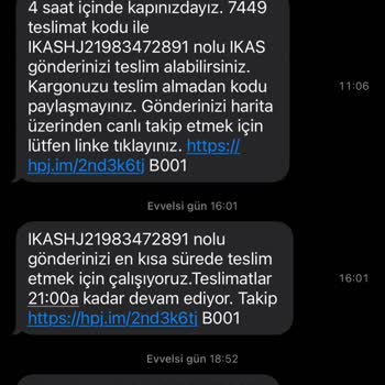 Teslim Edilmeyen Kargo Hakkında Mağduriyet