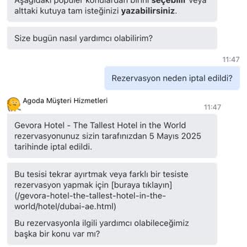 Rezervasyonum Onaylandığı Halde İptal Edildi, Destek Alamıyorum