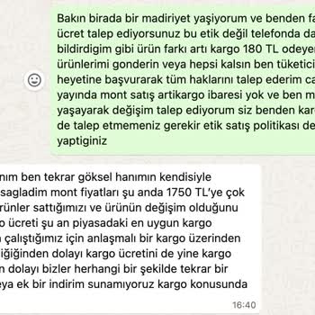 Göksel Giyim İade Reddi Ve 5250 TL Bakiyeme El Konulması Mağduriyeti