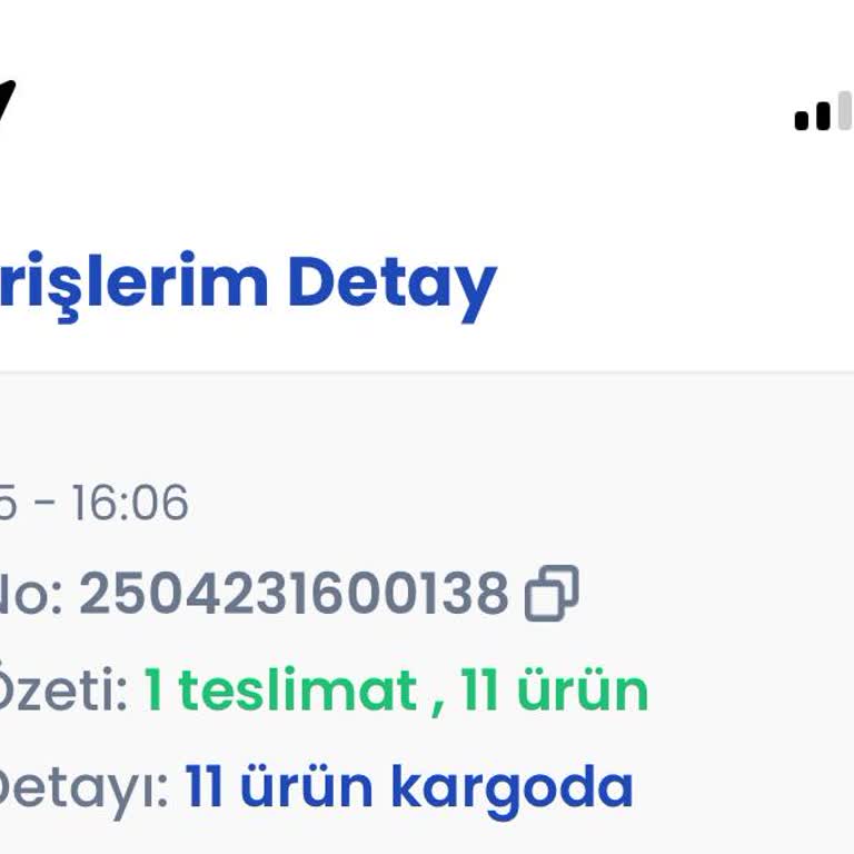 Bebeğim İçin Aldığım Ürünler 2 Haftadır Teslim Edilmedi Paramı İstiyorum