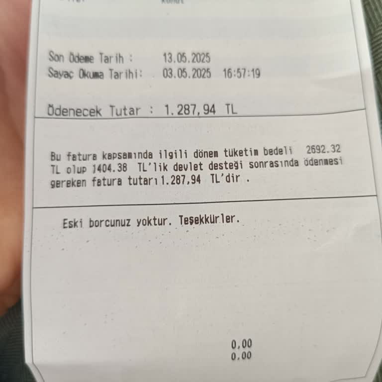 Muş/Malazgirt Doğugaz Faturalarında Tutarsızlık Ve Yüksek Ücret Şikayeti