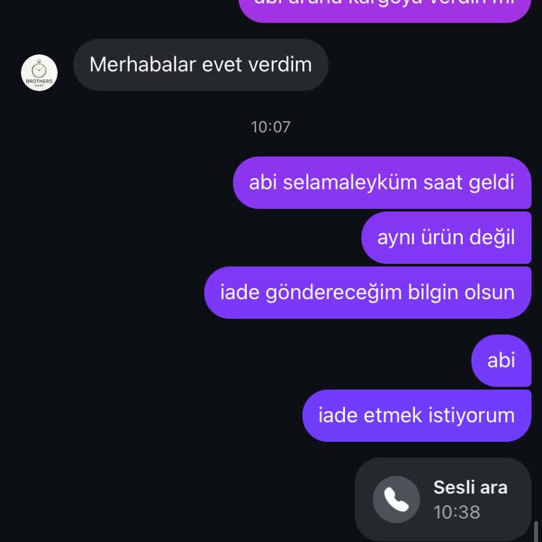 Satıcı, İade Talebim Üzerine Engelledi Ve İletişimi Kesti
