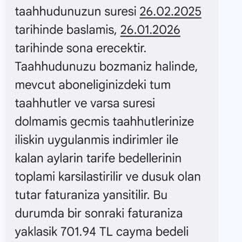Cayma Bedeli Faturası SMS'ten Farklı Geldi, İtirazım Reddedildi!