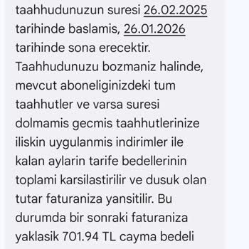 Cayma Bedeli Faturası SMS'ten Farklı Geldi, İtirazım Reddedildi!