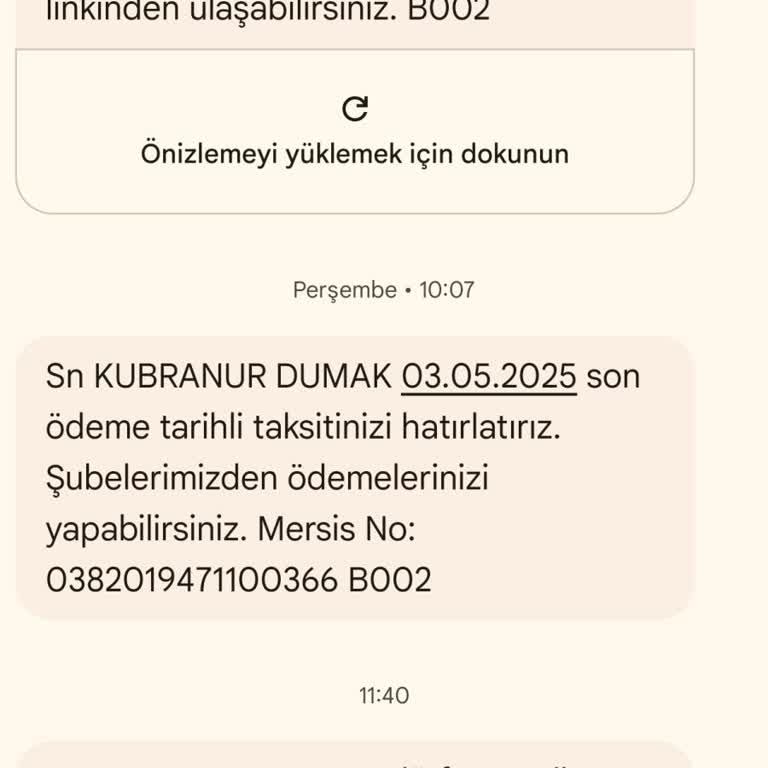 Ödeme Yapmama Rağmen Gecikme Mesajı Almaktan Şikayetçiyim