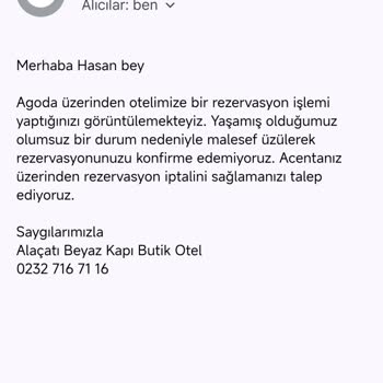 Agoda Üzerinden Yapılan Rezervasyonun İptali Ve Para İadesi Sorunu