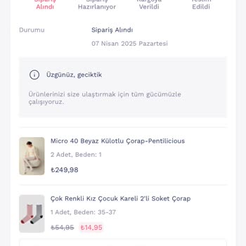Bir Aydır Teslim Edilmeyen Sipariş Ve Müşteri Mağduriyeti