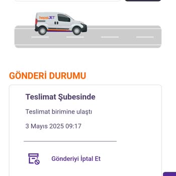 Hepsijet Kargolarım Dağıtıma Çıkmıyor, Şubeye Ulaşamıyorum