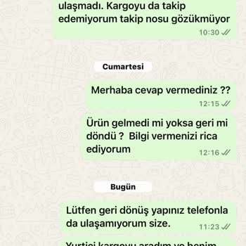 Siparişim Ne Ürün Var Ne Cevap: Mağdur Edildim!