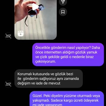 İade Talebine Yanıt Verilmeyen Gözlük Siparişi Deneyimi