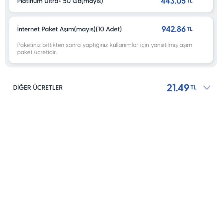 Platinum Müşteriye Yüksek Paket Aşım Ücreti Ve Yetersiz Destek