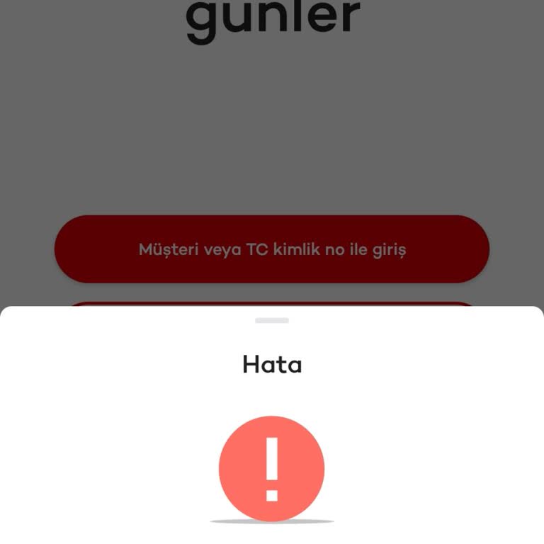 Uygulamaya Girişte Güvenlik Sorunu Nedeniyle Erişim Sağlanamıyor