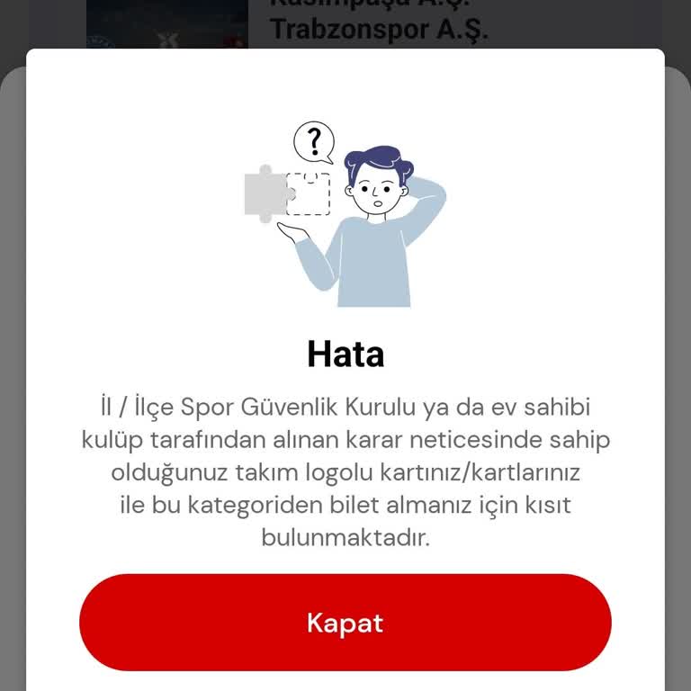 Takım Logolu Kart Kısıtlamasıyla Bilet Alımında Yaşanan Sorun