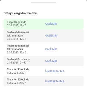 MNG Kargo İzmir Gaziemir Şubesi Sürekli Gecikmeli Teslimat Yapıyor