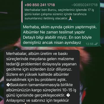 Düğün Albümlerimiz 7 Aydır Teslim Edilmedi, Sürekli Oyalama Ve Yanıltma Yaşıyoruz