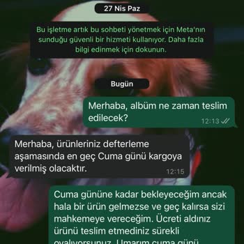 Düğün Albümlerimiz 7 Aydır Teslim Edilmedi, Sürekli Oyalama Ve Yanıltma Yaşıyoruz
