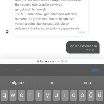 Siparişim 18 Gün Bekletilip İptal Edildi, Müşteri Temsilcisinden Tatmin Edici Yanıt Alamadım