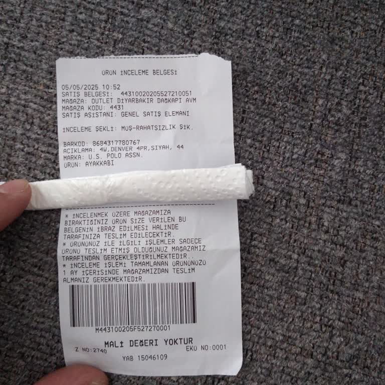 Kısa Süreli Kullanımda Ayakkabıda Sorun Ve Değişim Reddi