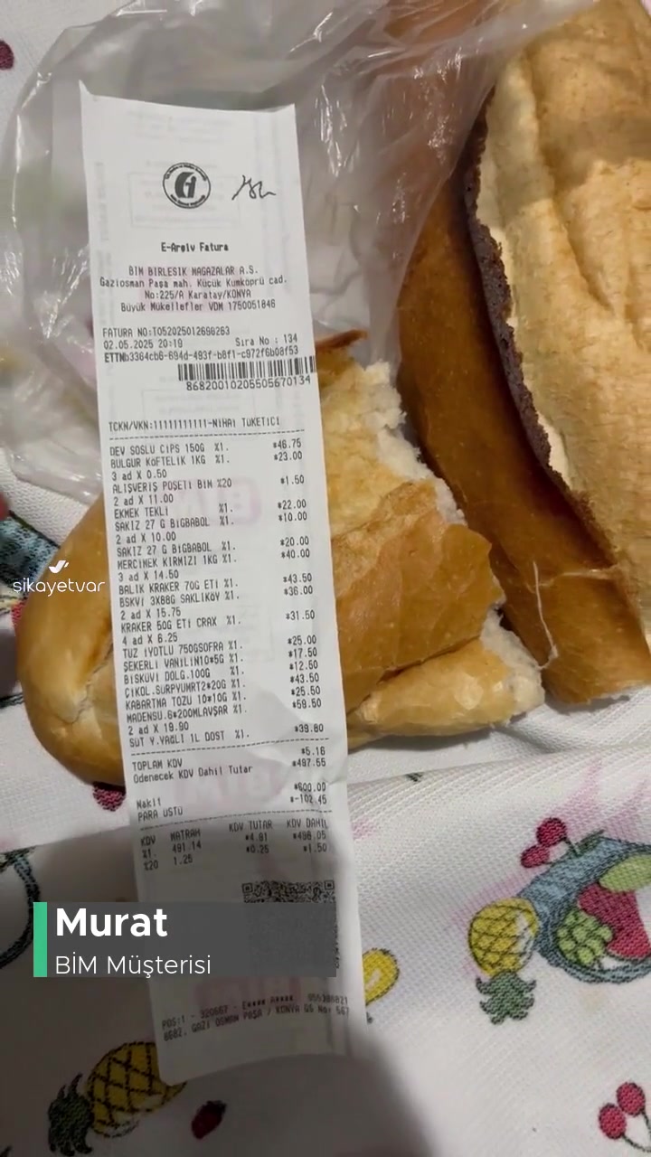 BİM Ekmek İçerisinden İp Çıktı videonun kapak resmi