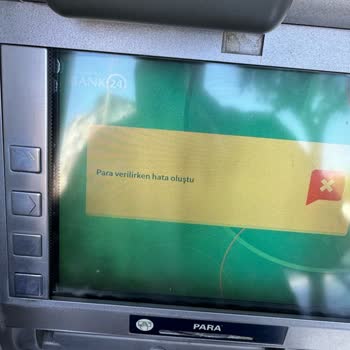 Halkbank ATM'sinde Para Çekim Sorunu Ve Geciken İade Süreci