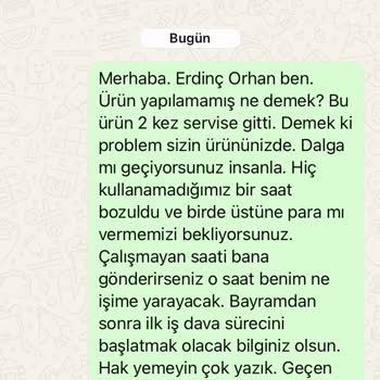Kusurlu Akıllı Saat İçin 10 Aydır Çözüm Yok, Ücret İadesi Yapılmıyor
