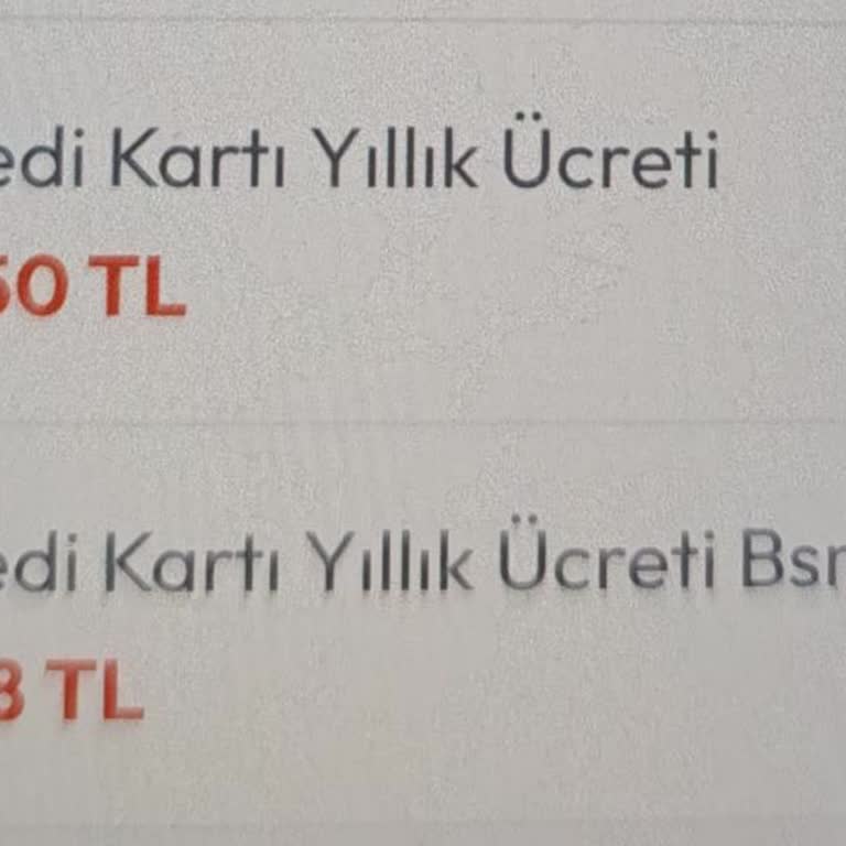 İş Bankası Kredi Kartı Aidat Ücreti Ve Haksız Kesinti Şikayeti