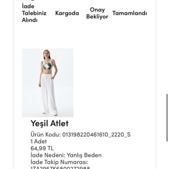 İade Ücretimin Eksik Yatırılması Ve Süreçte Yaşanan Sorunlar