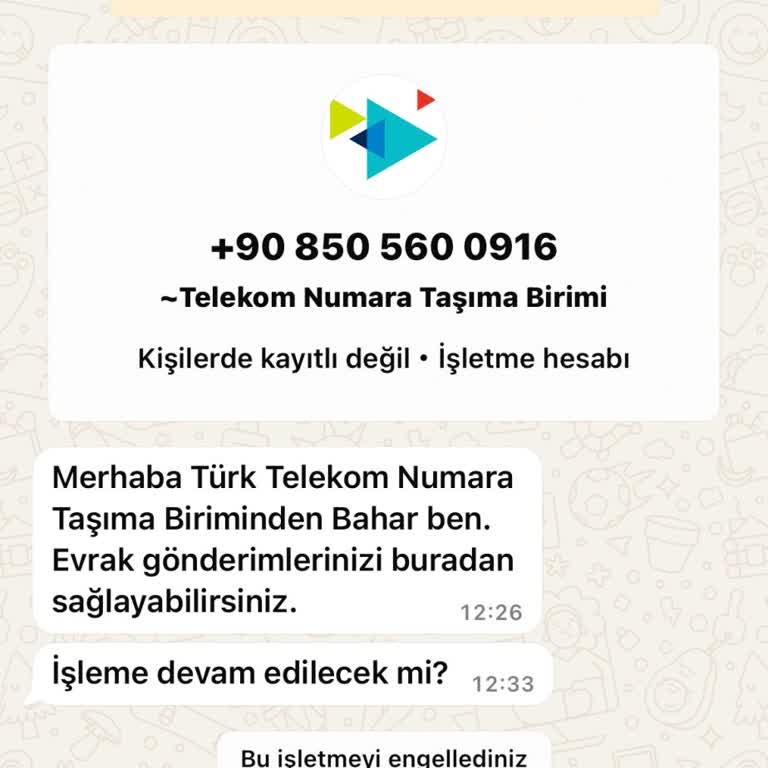Bilinmeyen Numaradan Kimlik Ve Fatura Bilgisi Talebiyle Arandım