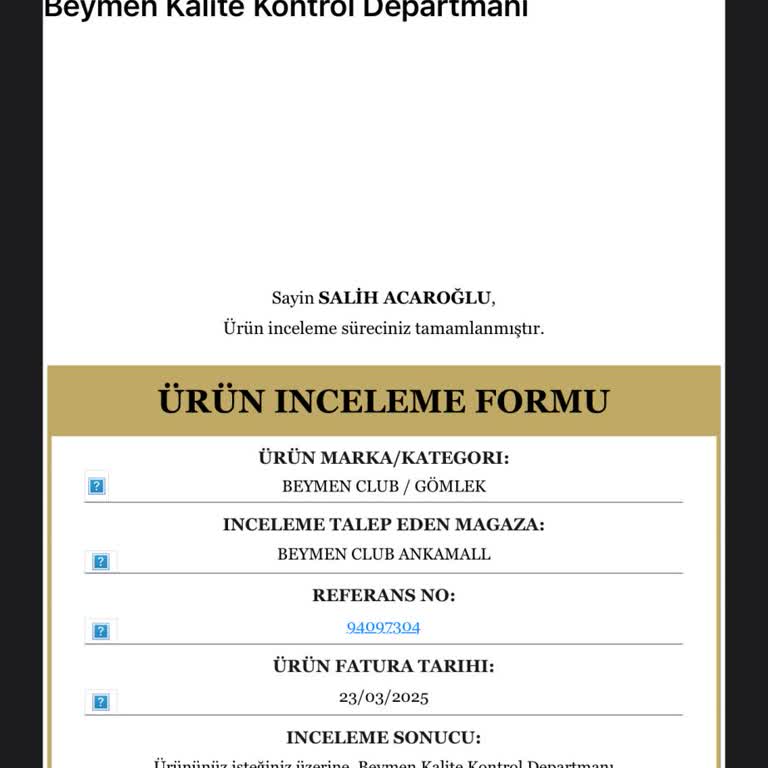 Satın Aldığım Ürünlerde Kalite Sorunu Ve Olumsuz İade Deneyimi