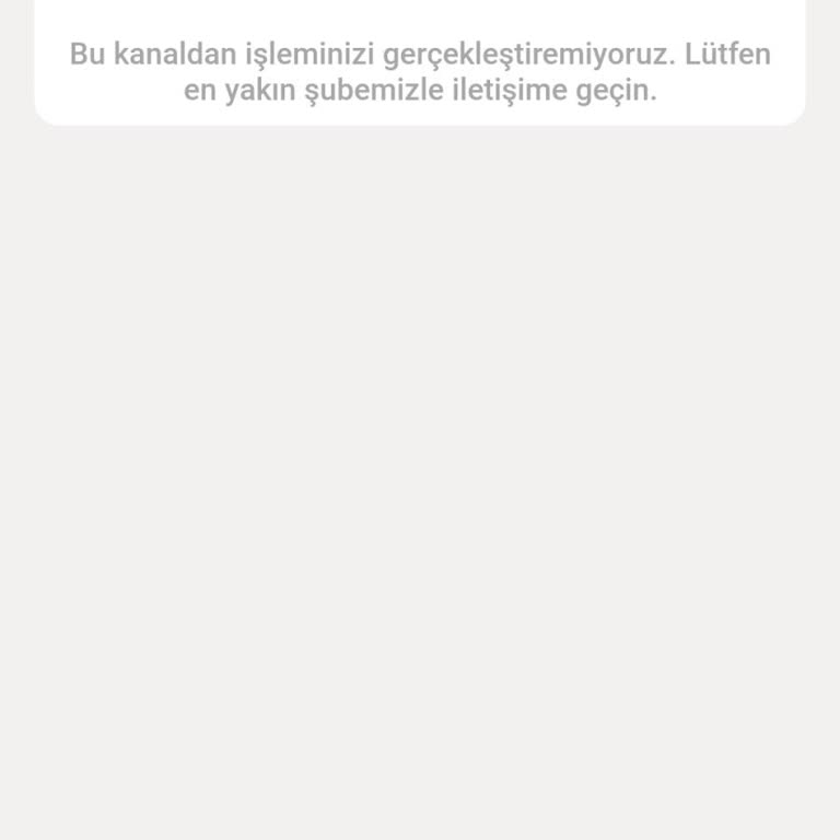 Mobil Uygulama Üzerinden Hesap Açma İşlemi Şubeye Yönlendiriyor