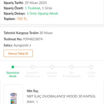 Trendyoldan Aldığım Ürün Günlerdir Kargoya Verilmedi Bilgi Alamıyorum