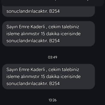 Çekim Talebim Günlerdir Sonuçlanmıyor