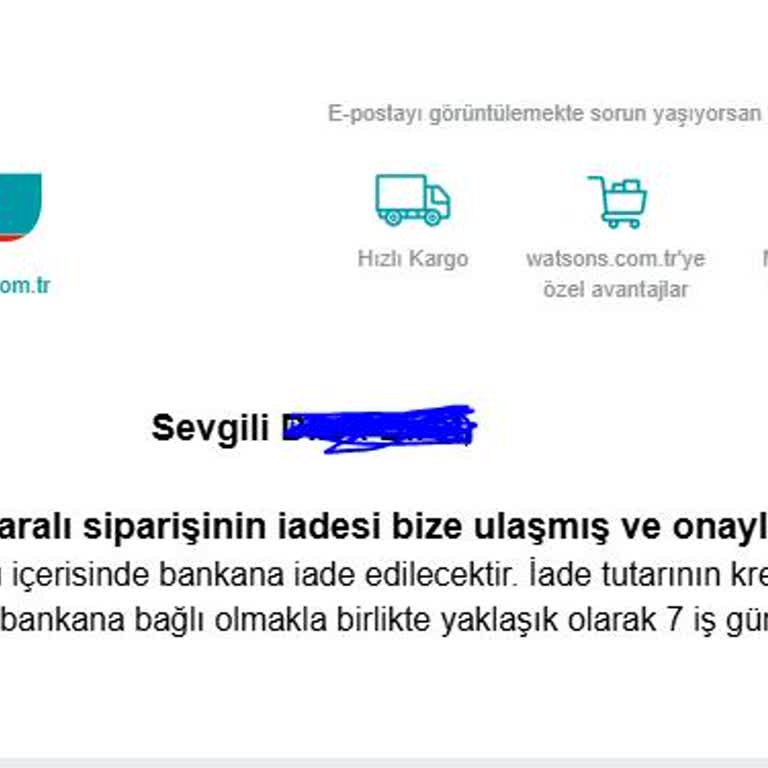 Siparişim Bilgim Dışında İptal Edildi, Güven Sorunu Yaşıyorum