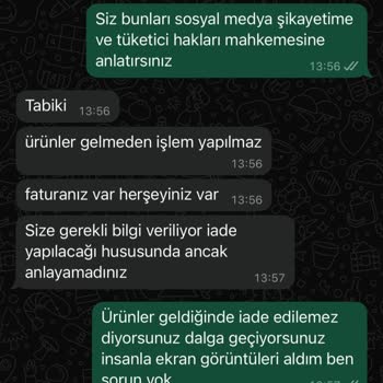 İade Talebim Reddedildi, Müşteri Memnuniyeti Sağlanmadı