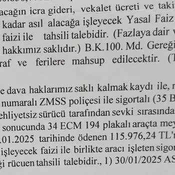 Satış Sonrası Motor Sigortası Üzerinden Haksız Fatura Ve İcra İşlemi