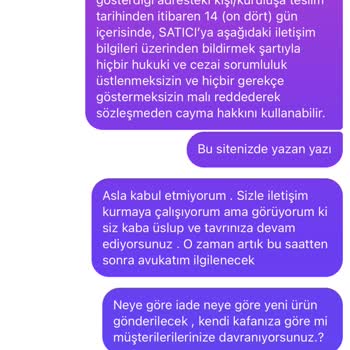 Yanlış Ürün, İade Engeli Ve İletişimsizlik Mağduriyeti