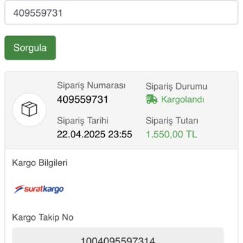 Siparişimin Teslim Edilmemesi Ve Yetersiz Bilgilendirme