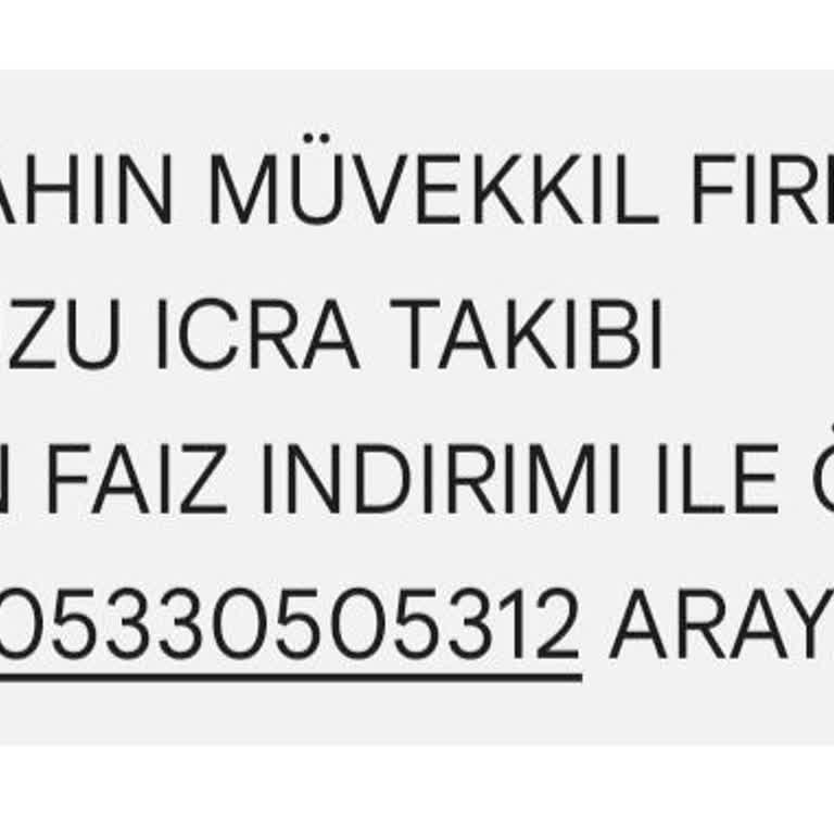 Adıma Haksız İcra Takibi Mesajı Geldi